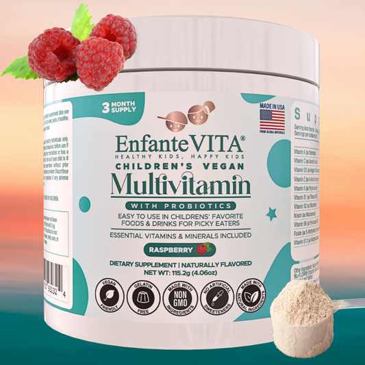 Children’s Vegan Complete Multivitamin with Probiotics (90 day supply) Raspberry